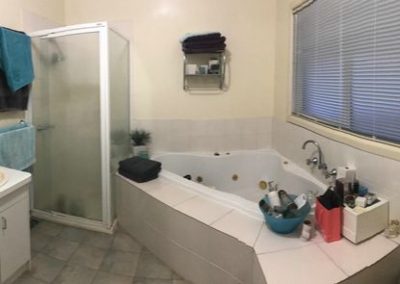 Bathroom before renovation