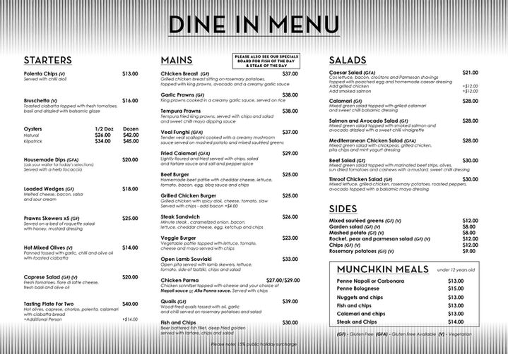 Menu Page 3